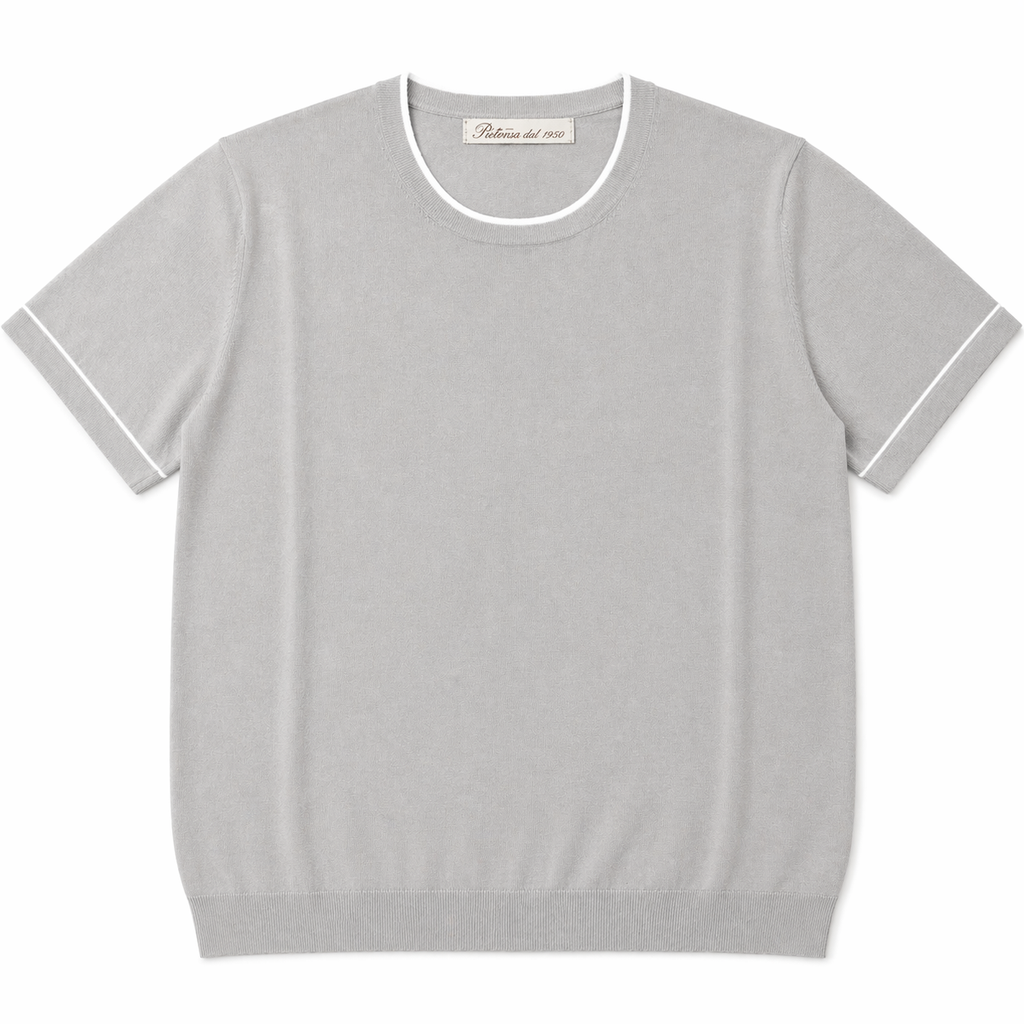 Girocollo contrasto Extrafine