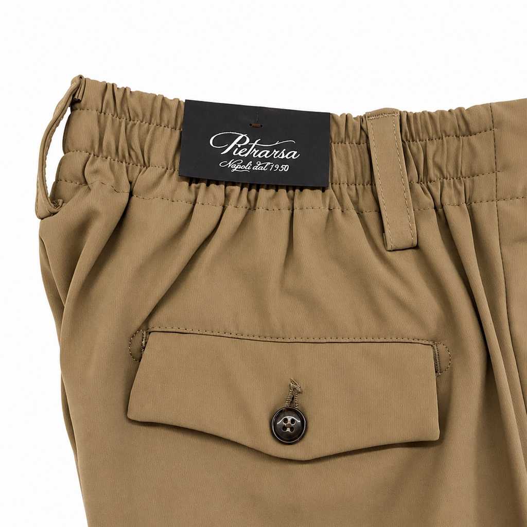 Pantaloni 2 Pinces con Elastico