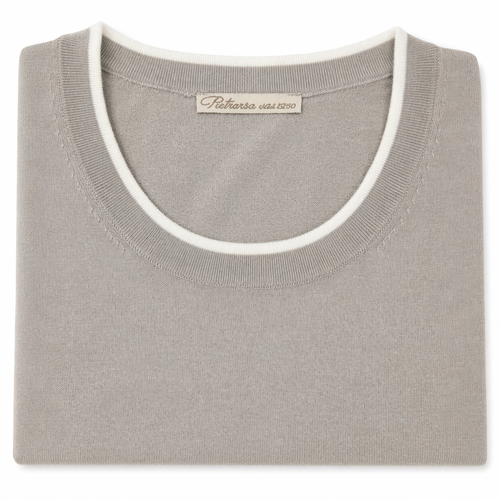 Girocollo contrasto Extrafine