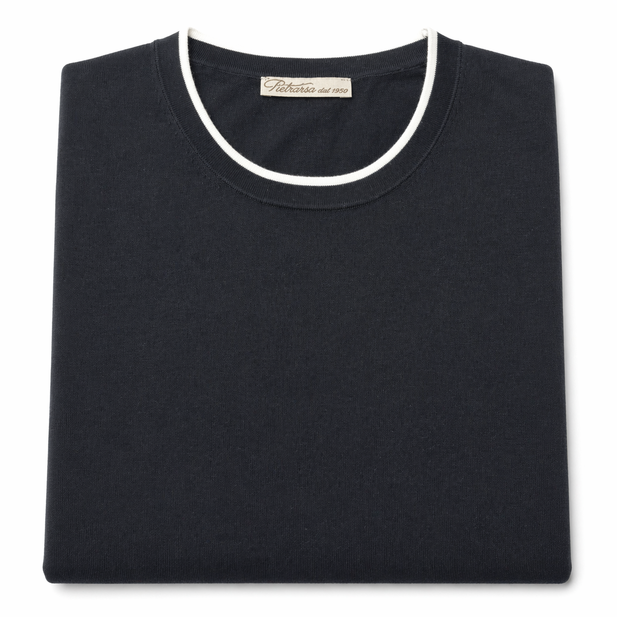 Girocollo contrasto Extrafine