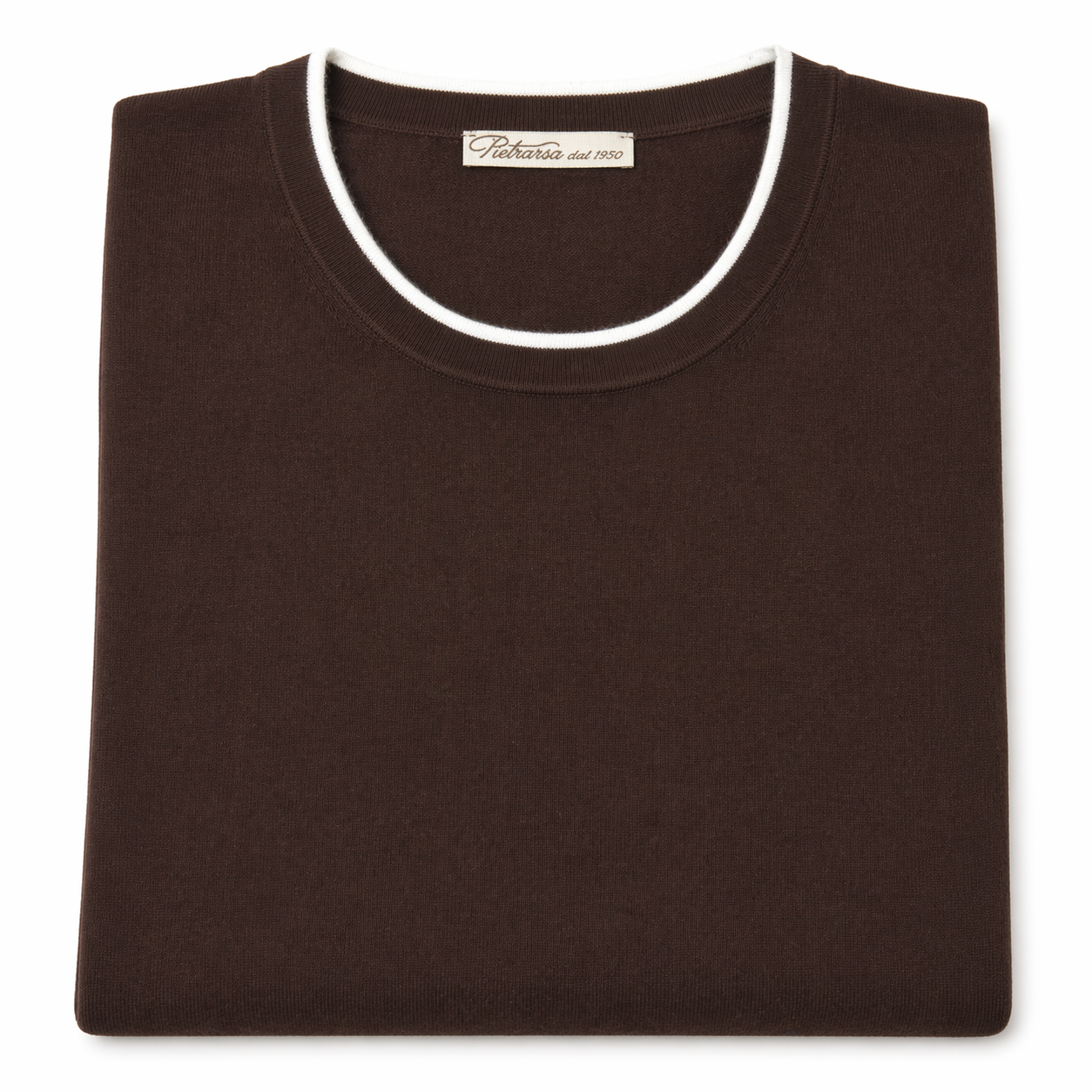 Girocollo contrasto Extrafine