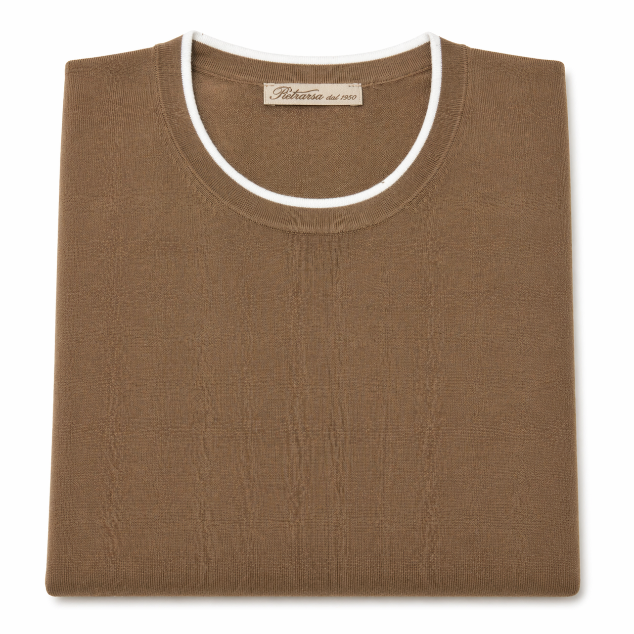 Girocollo contrasto Extrafine