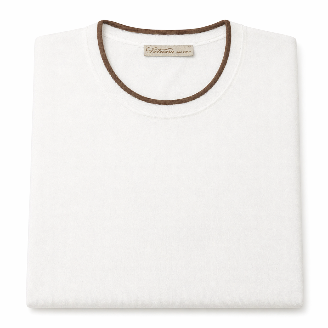 Girocollo contrasto Extrafine