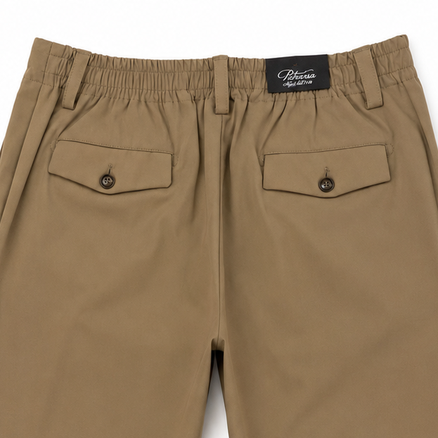 Pantaloni 2 Pinces con Elastico